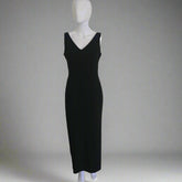 David Lawerance Black Maxi Dress, Size AU 8